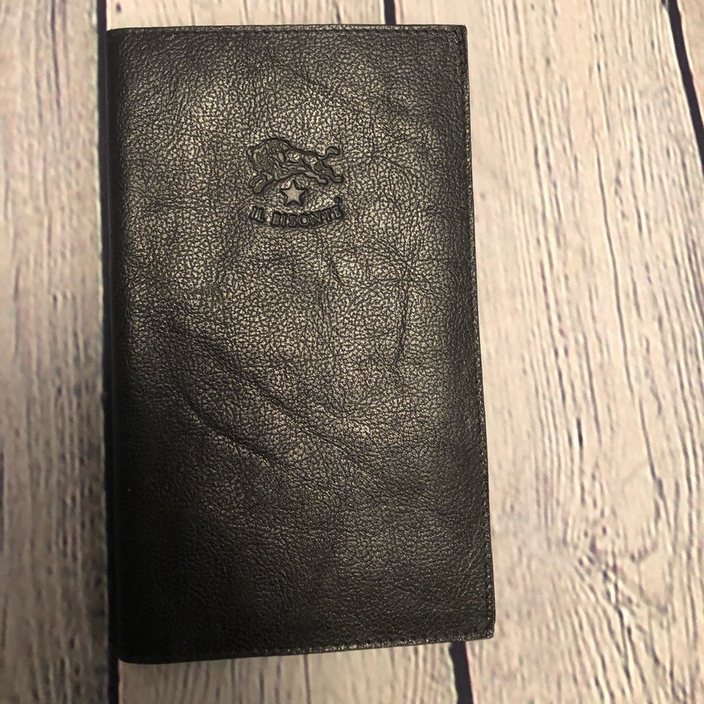 I’ll bisonte large black wallet